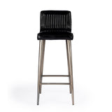 Butler Specialty Maxwell Black Leather Bar Stool 4347034