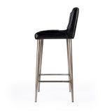 Butler Specialty Maxwell Black Leather Bar Stool 4347034