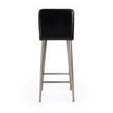 Butler Specialty Maxwell Black Leather Bar Stool 4347034