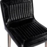 Butler Specialty Maxwell Black Leather Bar Stool 4347034