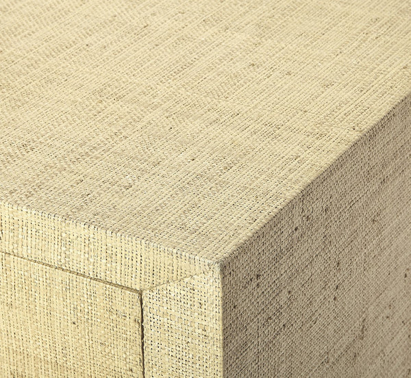 Butler Specialty Amelle Cream Raffia End Table 4357349