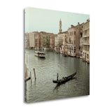 Venetian Grand Canals with GondolaGiclee Wrap Canvas Wall Art.