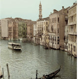 30" Venetian Grand Canals with GondolaGiclee Wrap Canvas Wall Art.