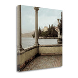 Water View From European Balcony Giclee Wrap Canvas Wall Art