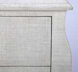 Butler Specialty Felicia White Raffia Accent Chest 4367405