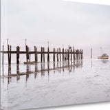 Fishing Boat Pier 1 Giclee Wrap Canvas Wall Art