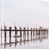 Fishing Boat Pier 2 Giclee Wrap Canvas Wall Art