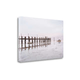 Fishing Boat Pier 4 Giclee Wrap Canvas Wall Art