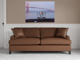 Rectangle Foggy Night Bistro Café Golden Gate Bridge 2 Giclee Wrap Canvas Wall Art