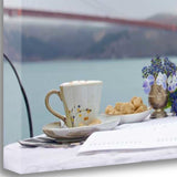 Tea Time For Two Golden Gate Bridge 2 Giclee Wrap Canvas Wall Art