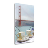 Up Close Tea Time Golden Gate Bridge 3 Giclee Wrap Canvas Wall Art