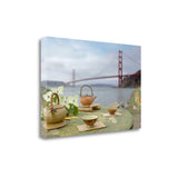 Japanese Tea Golden Gate Bridge 3 Giclee Wrap Canvas Wall Art