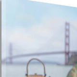 Tea Set For Two Golden Gate Bridge 2 Giclee Wrap Canvas Wall Art