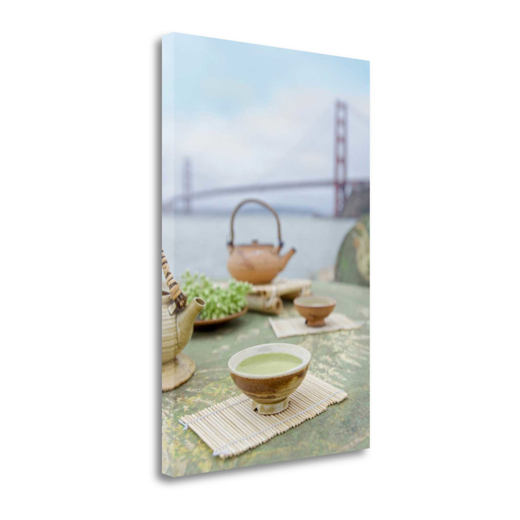 Tea Set For Two Golden Gate Bridge 4 Giclee Wrap Canvas Wall Art