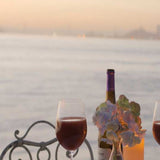 Sunset Wine Night For Two City 1 Giclee Wrap Canvas Wall Art