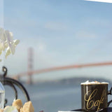 Café Mug Golden Gate Bridge 1 Giclee Wrap Canvas Wall Art