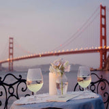 Romantic Wine Night For Two Golden Gate Bridge 4 Giclee Wrap Canvas Wall Art