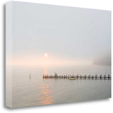 Sunset at the Pier 2 Giclee Wrap Canvas Wall Art