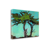 Abstract Green Tree 2 Giclee Wrap Canvas Wall Art