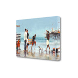 40" Fun at the Beach Canvas Wall Art