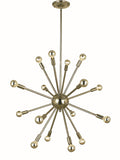 16-Light Polished Nickel Simone Chandelier