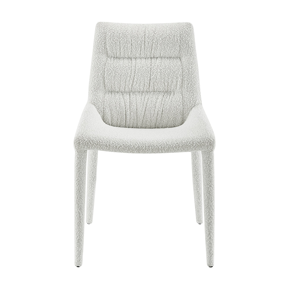 New Pacific Direct Kelsey Fabric Dining Side Chair, (Set Of 2) SFX2 Boucle Beige