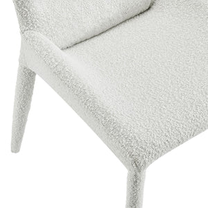 New Pacific Direct Kelsey Fabric Dining Side Chair, (Set Of 2) SFX2 Boucle Beige