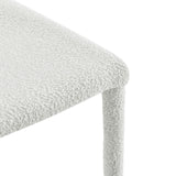 New Pacific Direct Kelsey Fabric Dining Side Chair, (Set Of 2) SFX2 Boucle Beige