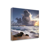 Beach Sunrise View 4 Giclee Wrap Canvas Wall Art