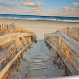 39" Beach Boardwalk to the Ocean Giclee Wrap Canvas Wall Art