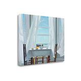 Teatime by the Seaside Print on Gallery Wrap Canvas Wall Art