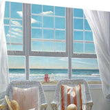 28" Beach House View 2 Giclee Wrap Canvas Wall Art