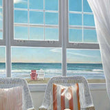 40" Beach House View 4 Giclee Wrap Canvas Wall Art