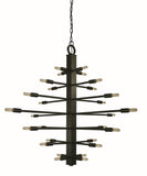 28-Light Mahogany Bronze Simone Chandelier