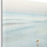 26" Coastal Two Seagulls on the Beach Giclee Wrap Canvas Wall Art