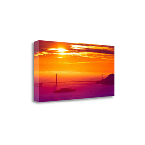 32" Gorgeous Sunset View Giclee Canvas Wall Art