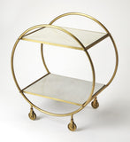 Orian Marble & Metal Bar Cart