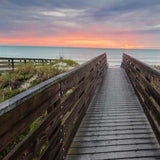 Beach Entrance 4 Giclee Wrap Canvas Wall Art