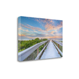 Picturesque Sunset Beach View Giclee Wrap Canvas Wall Art