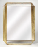 Butler Specialty Uptown Gold Rectangular Wall Mirror 4436226