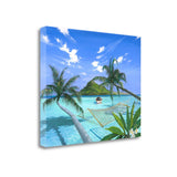 Tropical Paradise 2 Giclee Wrap Canvas Wall Art