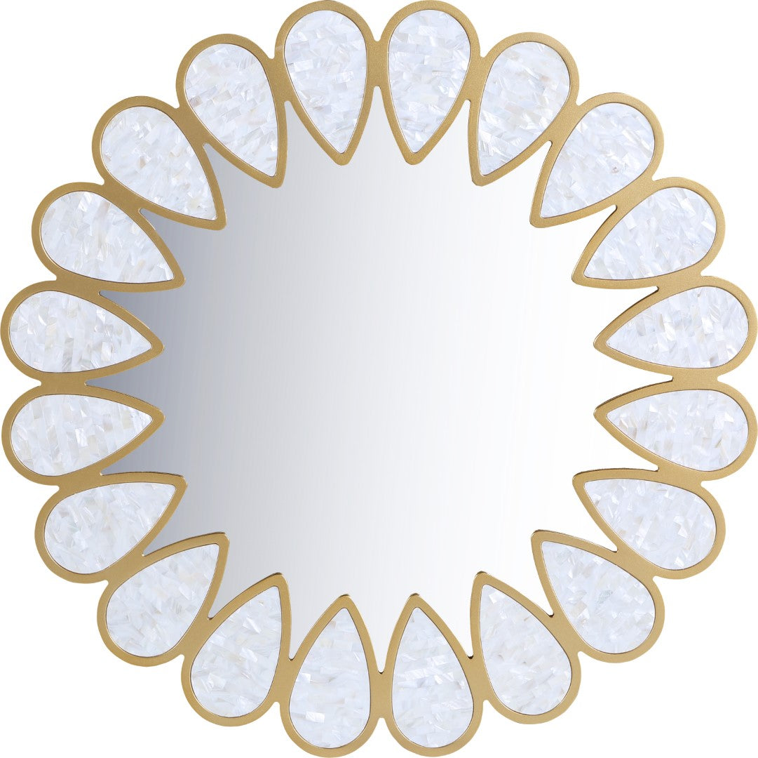 Meridian Furniture Shell Mirror