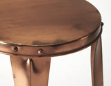 Butler Specialty Ulrich Copper Backless Bar Stool 4447085
