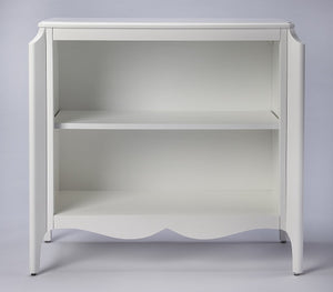 Butler Specialty Wilshire Glossy White Bookcase 4470304