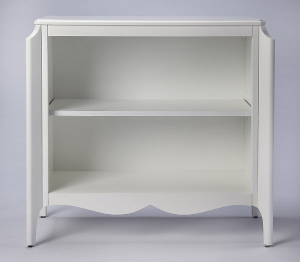 Butler Specialty Wilshire Glossy White Bookcase 4470304