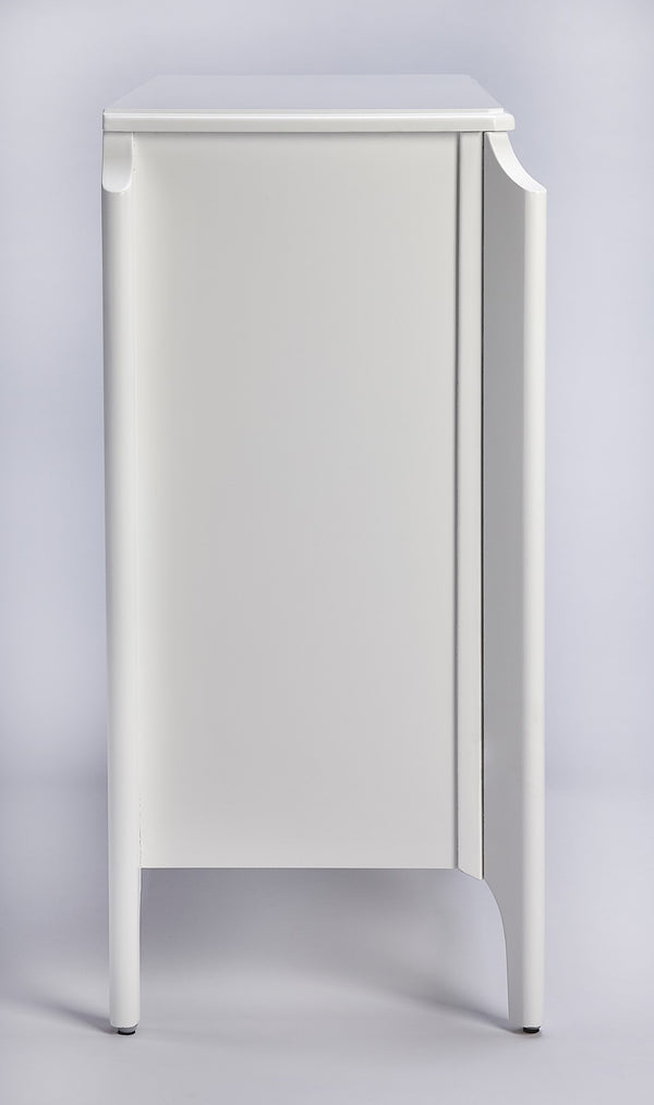 Butler Specialty Wilshire Glossy White Bookcase 4470304