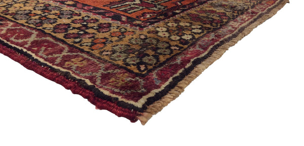 Pasargad Antique Sivas Collection Coral Lamb's Wool Area Rug 044773-PASARGAD