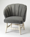 Malcom Gray Velvet Accent Chair