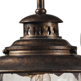 Searsport 13'' High 1-Light Outdoor Sconce - Regal Bronze