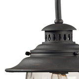 Searsport 13'' High 1-Light Outdoor Sconce - Weathered Charcoal